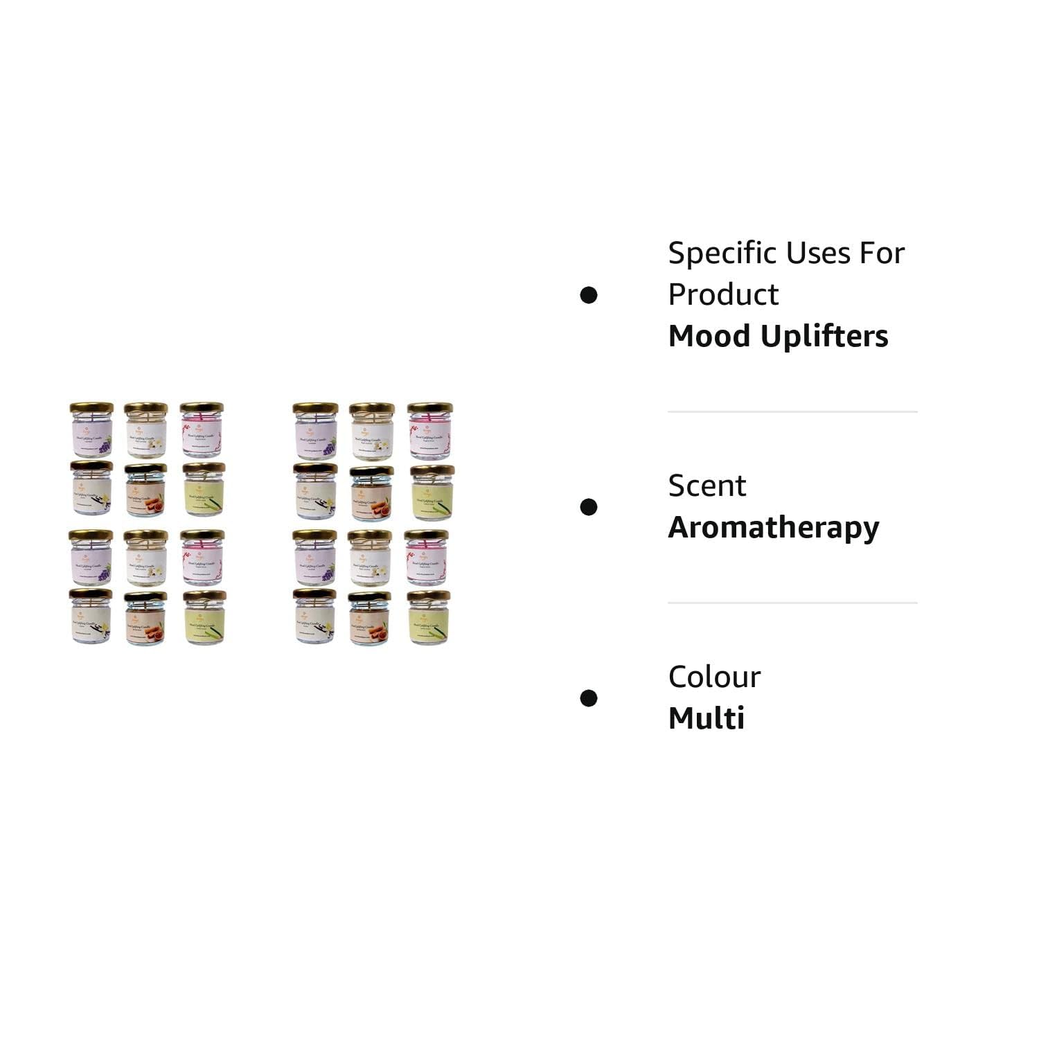 Floryn Decor Jar Scented Candles Gift Set | Scented Candle Set | Highly Fragranced Candles Pack of 6 Mini Jars - Image 10