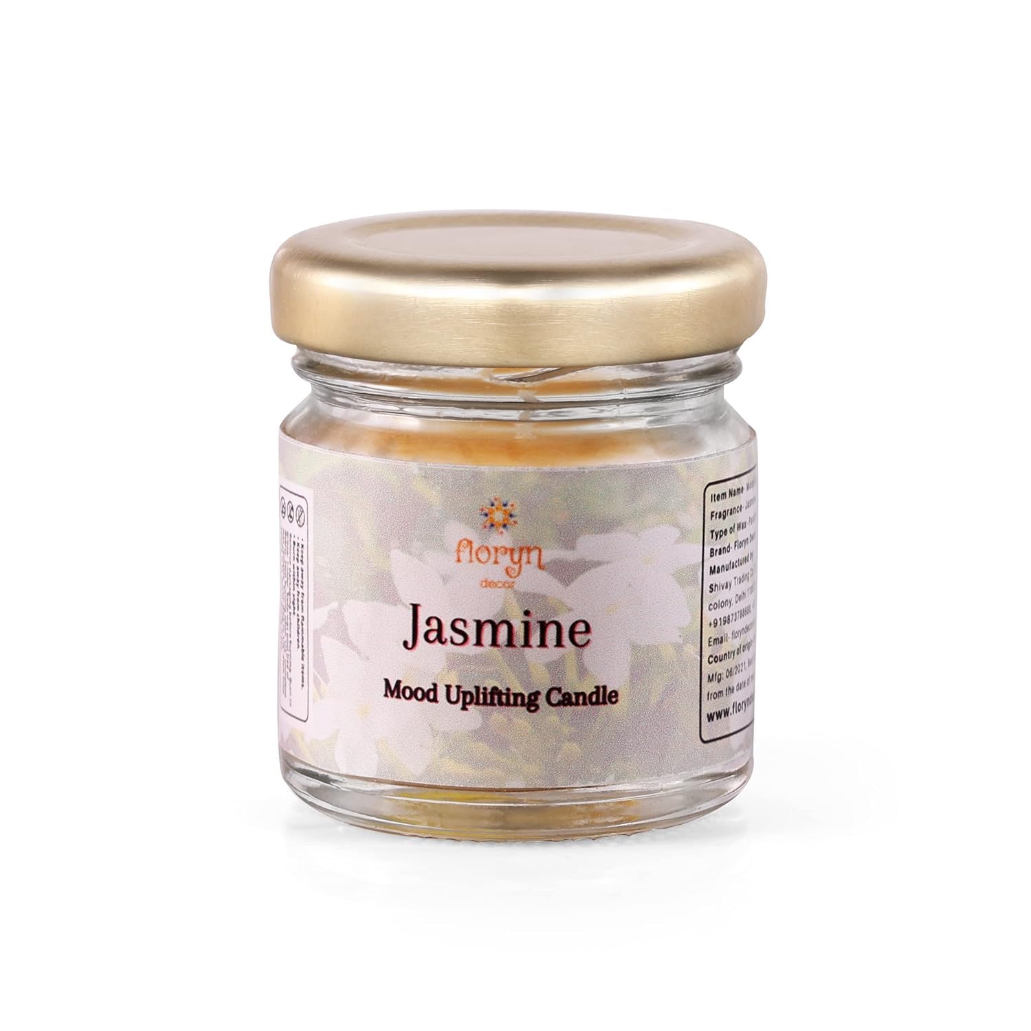 Floryn Decor Jar Scented Candles Gift Set | Scented Candle Set | Highly Fragranced Candles Pack of 6 Mini Jars - Image 9