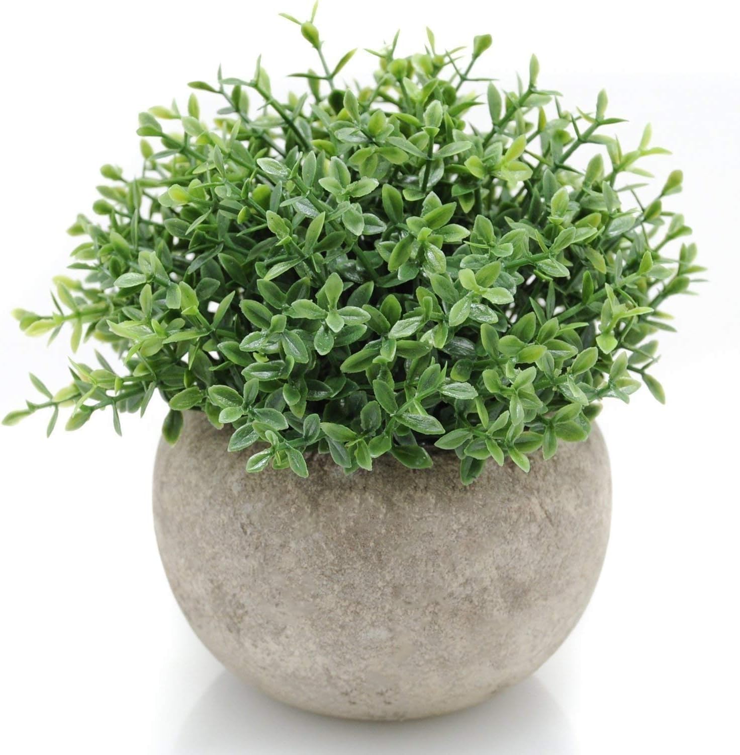 Dekorly® Artificial Plants Fake Mini Potted Plant Small Greenery Decor for Indoor Home Farmhouse Aesthetic Bedroom Shelf Office Desk Bathroom Decoration (Brown) - Image 9