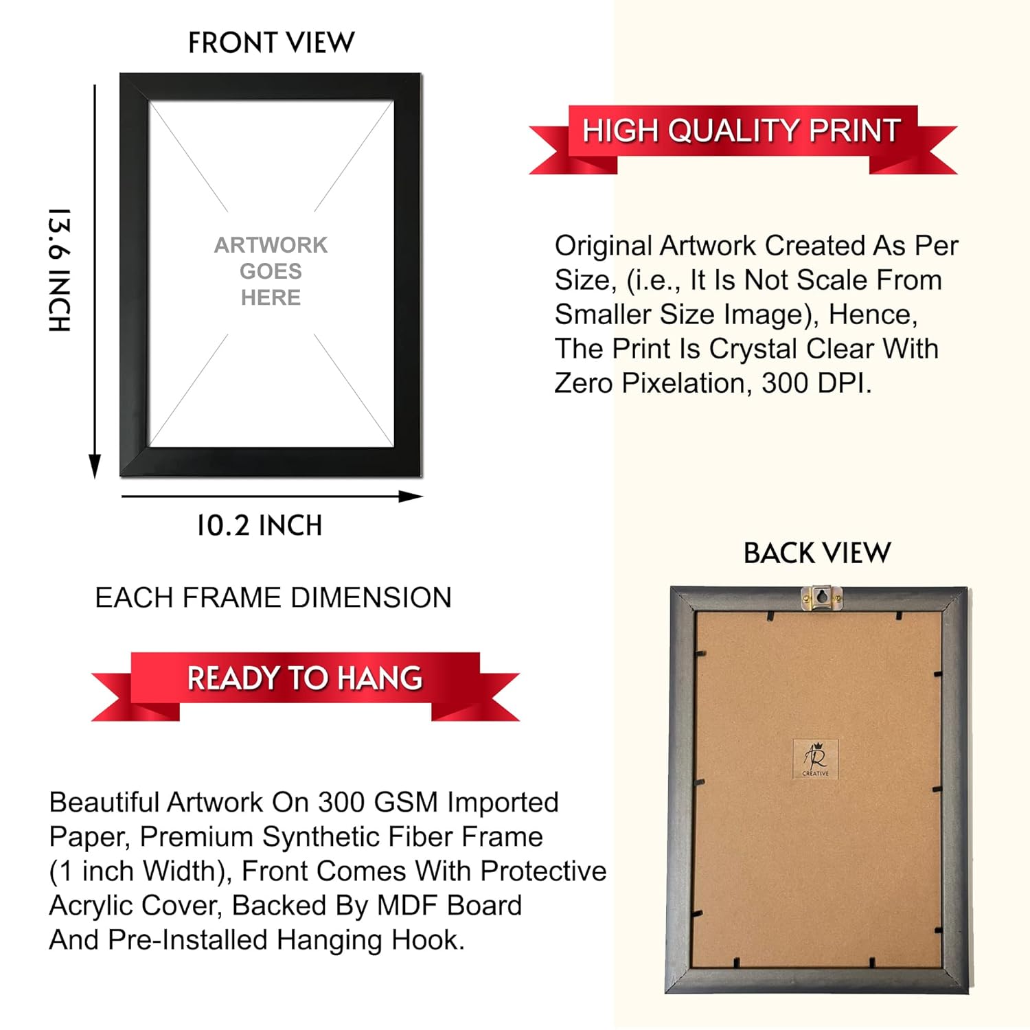 AR Creative Qualities OF A Good Trader - Share Trading Motivational Quote Framed Wall Poster, Inspirational Quotes Print with Frame, Stock Market, Home, Office Decor (13.6 inch x 10.2 inch) - Image 5