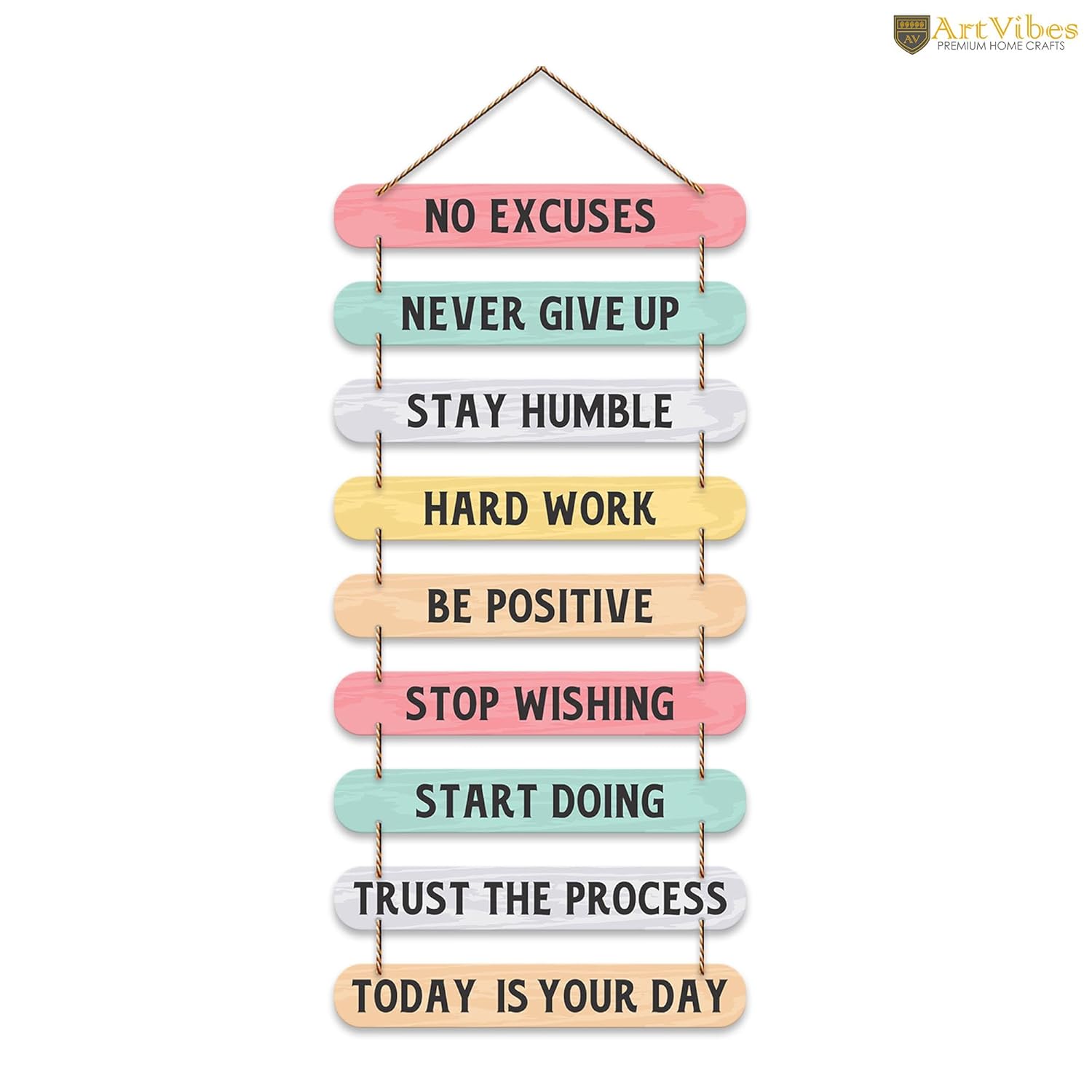 Artvibes Motivational Quotes Decorative Wall Art | Quotes Decor Item | Craft For Everyone | Motivational Wall Decor | Wall Accent | Graphic Art | Gift Items | Office Wall Decoration Items (WH_9301N) - Image 5